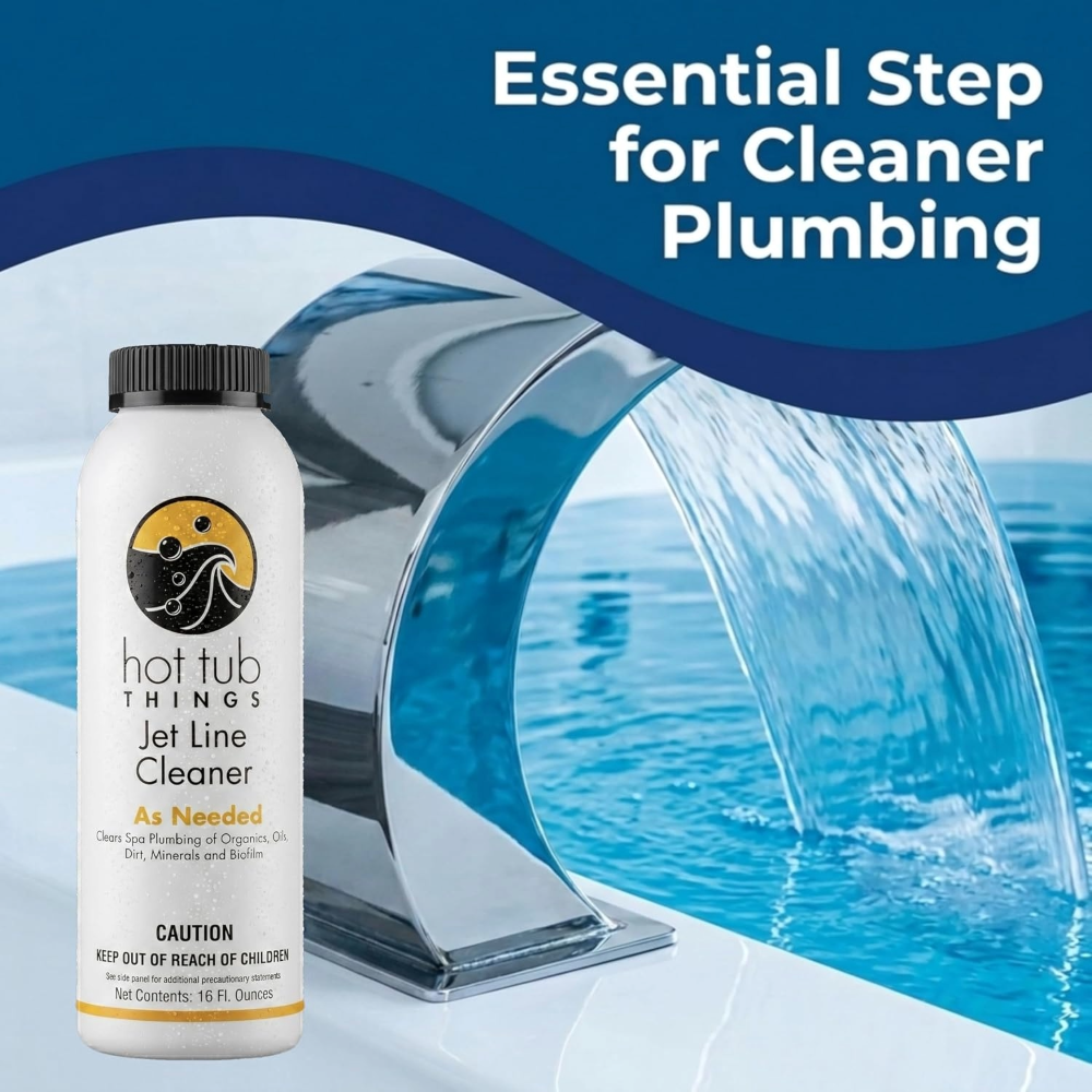 Hot Tub Things® Jet Line Cleaner – Professional Spa Plumbing System Cleaner (16 fl oz)