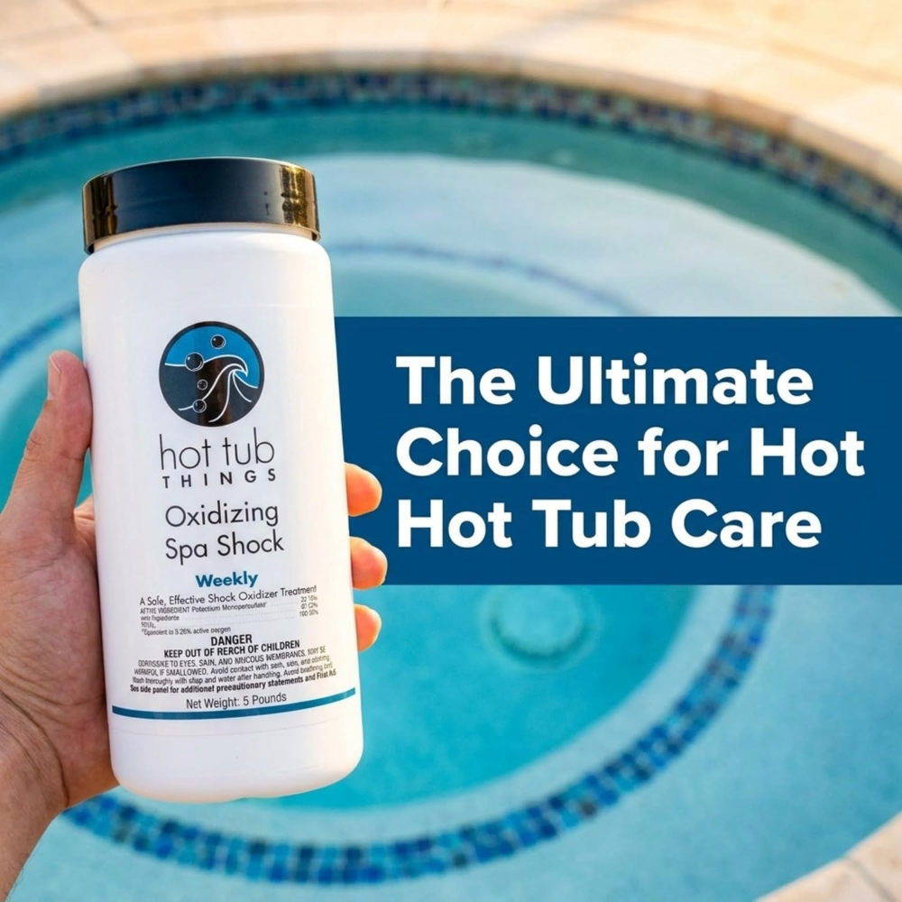 Hot Tub Things® Oxidizing Spa Shock – Chlorine-Free Oxygen Cleaner