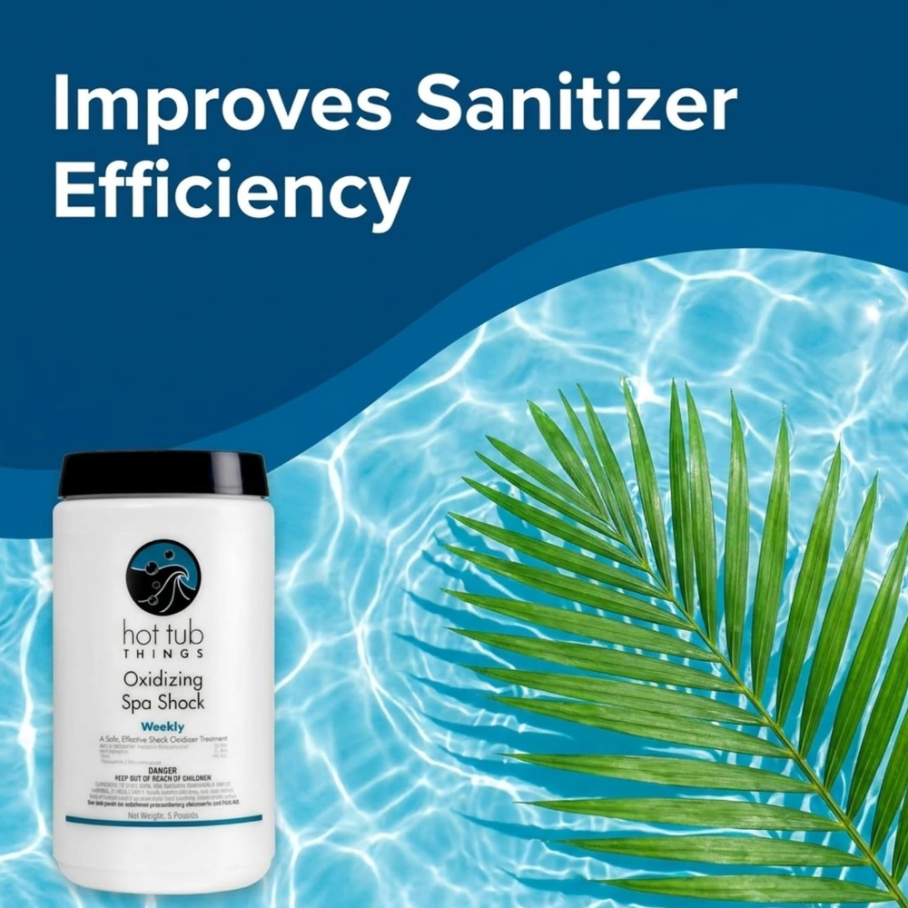 Hot Tub Things® Oxidizing Spa Shock – Chlorine-Free Oxygen Cleaner