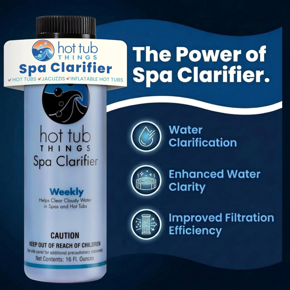 Hot Tub Things® Spa Clarifier – Crystal Clear Water in Hours