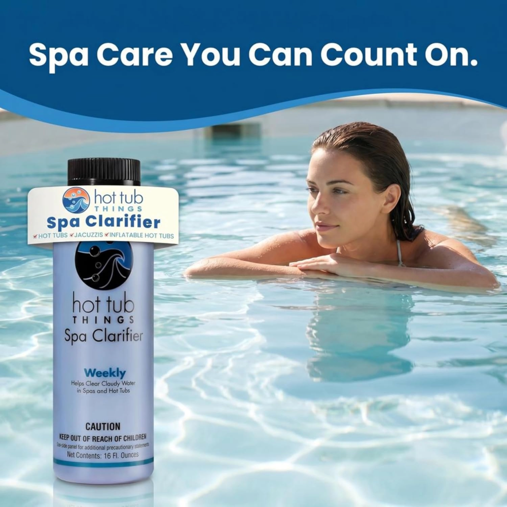 Hot Tub Things® Spa Clarifier – Crystal Clear Water in Hours