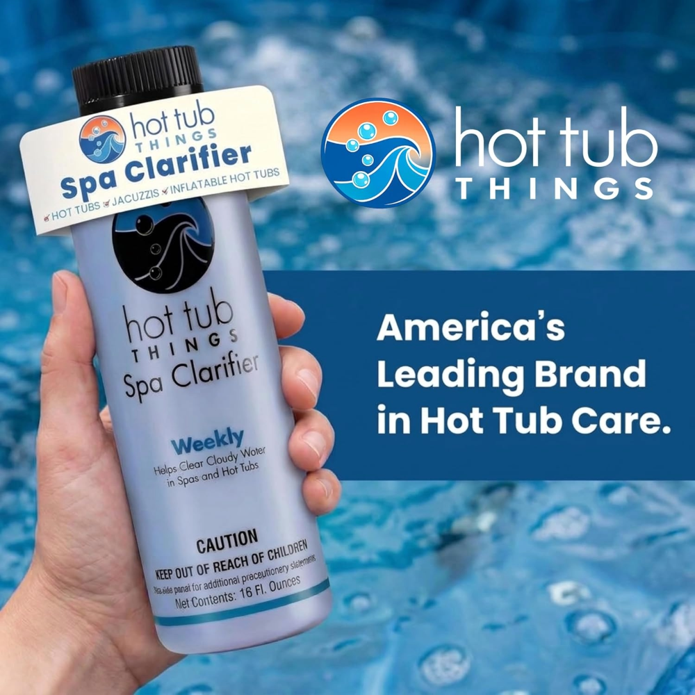 Hot Tub Things® Spa Clarifier – Crystal Clear Water in Hours