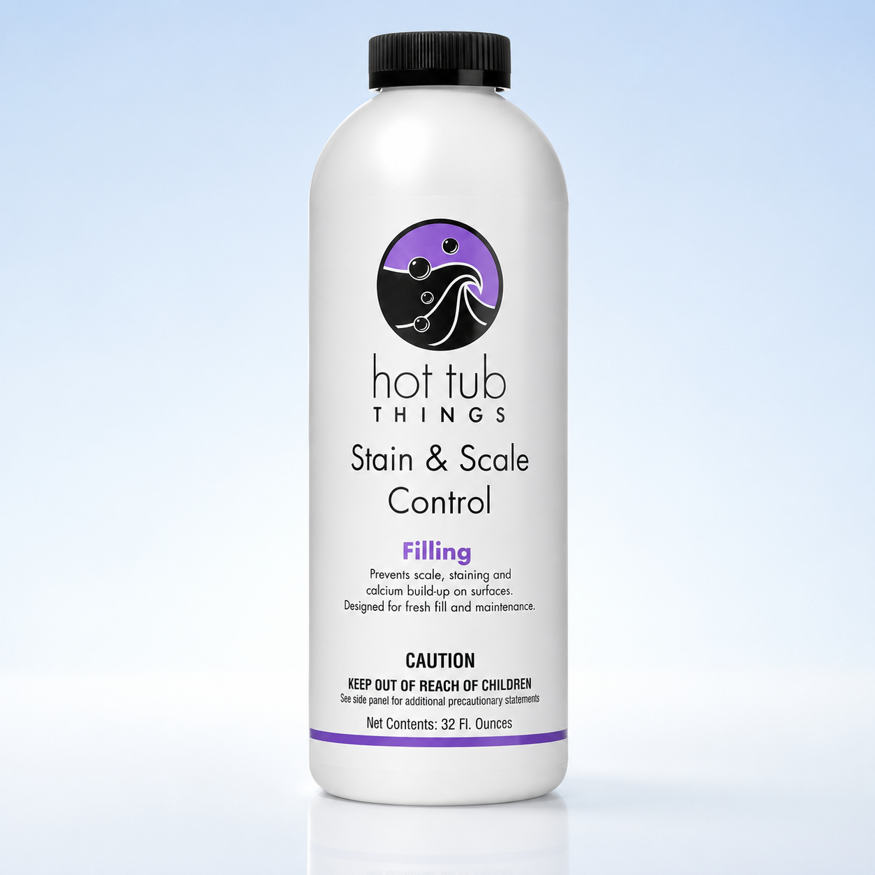 Hot Tub Things® Stain & Scale Control – Spa Mineral Remover (32 fl oz)