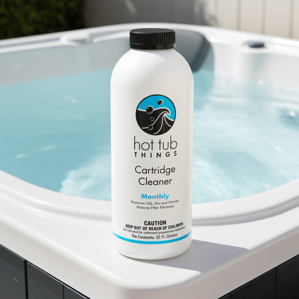 Hot Tub Things® Cartridge Cleaner – Deep-Soak Filter Cleaner 32 oz