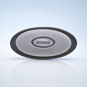 Almohada de spa Jacuzzi® Serie J‑300, gris (2007-2013) – Reposacabezas deslizable ovalado – pieza n.° 2472‑826 