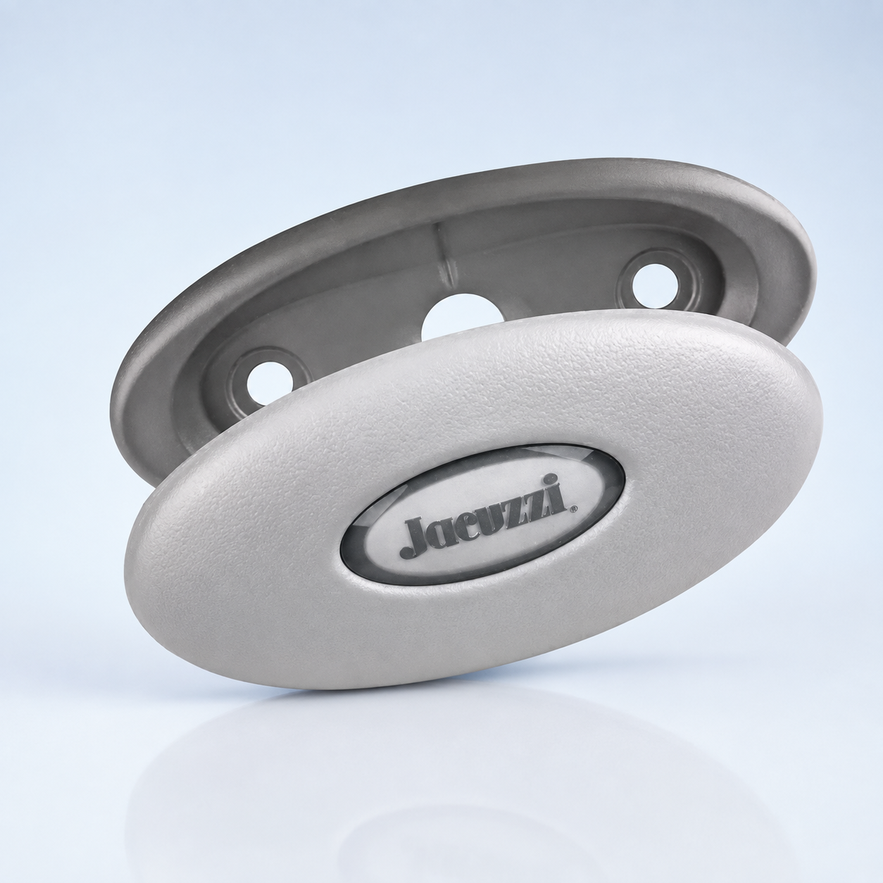 Almohada de spa Jacuzzi® Serie J‑300, gris (2007-2013) – Reposacabezas deslizable ovalado – pieza n.° 2472‑826 
