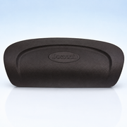 Almohada de spa Jacuzzi® J‑500, negra (2015-presente) – Reposacabezas ergonómico a presión – n.° de pieza 2472‑005 
