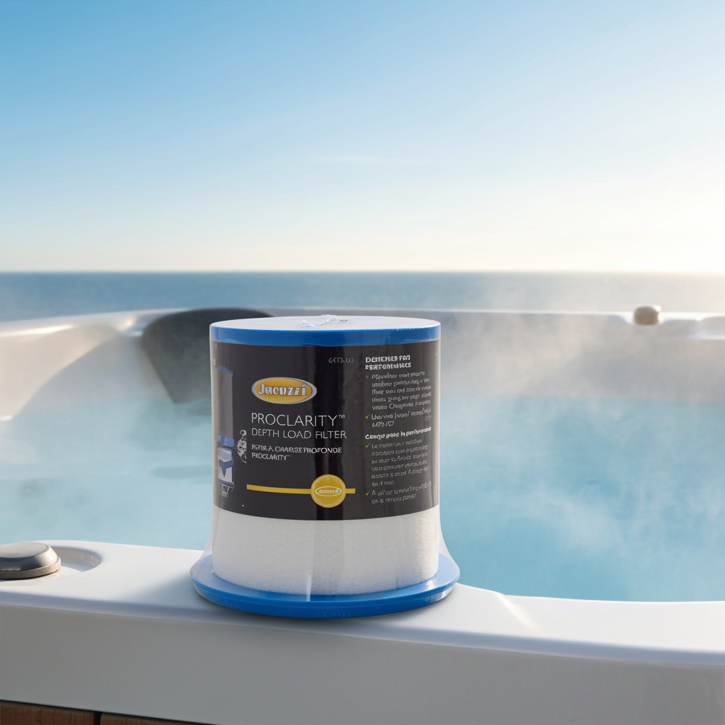 Cartucho de filtro de carga profunda Jacuzzi® PROCLARITY® – Núcleo de microfibra ultradenso (Series J‑300 y J‑400/J‑500 2012+) – n.° de pieza 6473‑161J