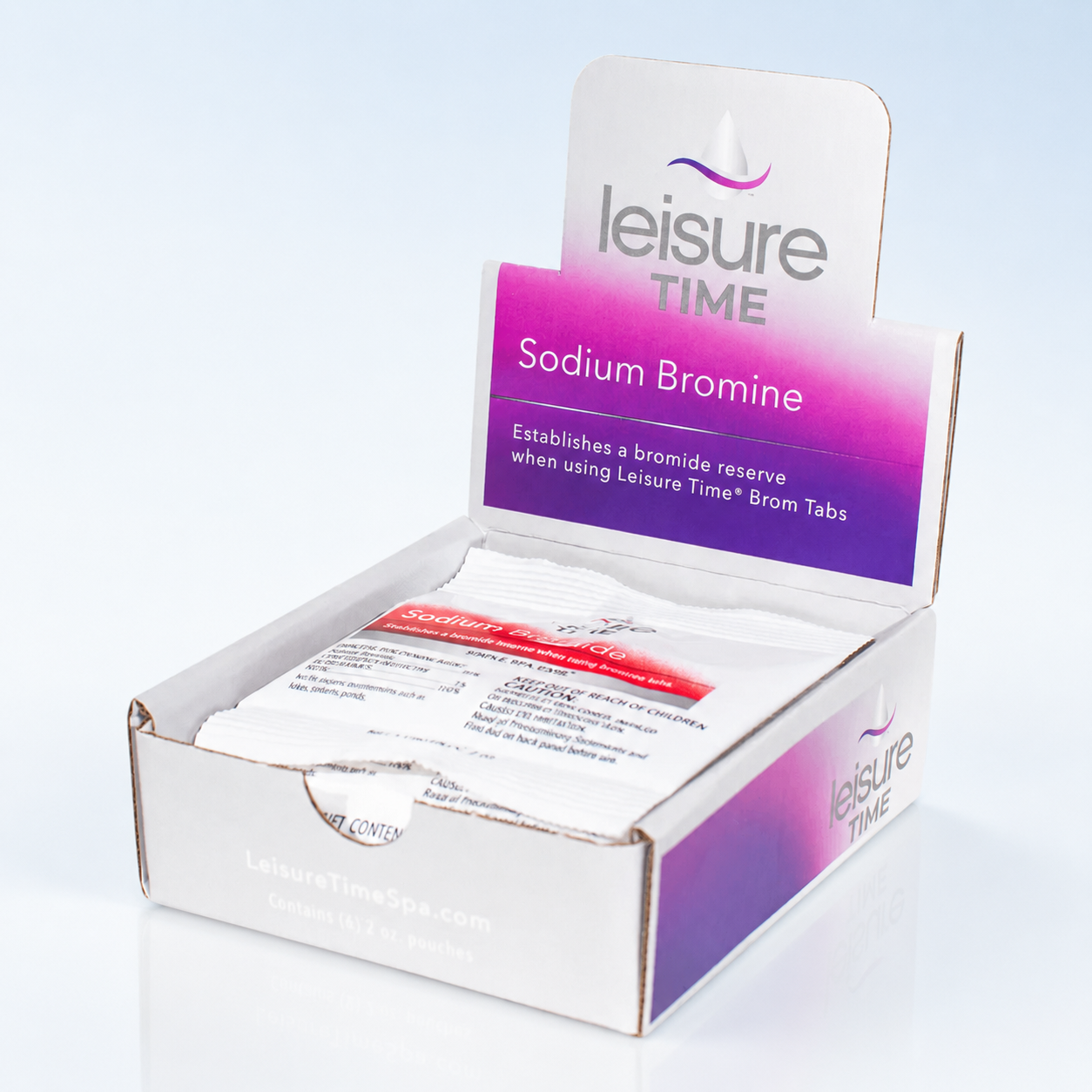 Leisure Time® 2 oz Sodium Bromide Packets (6-pack)