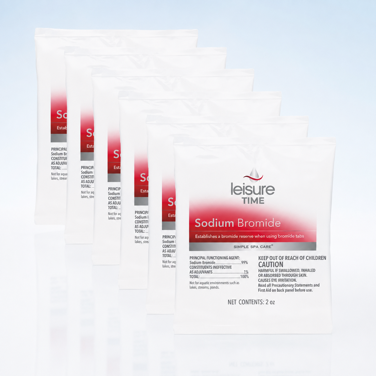 Leisure Time® 2 oz Sodium Bromide Packets (6-pack)