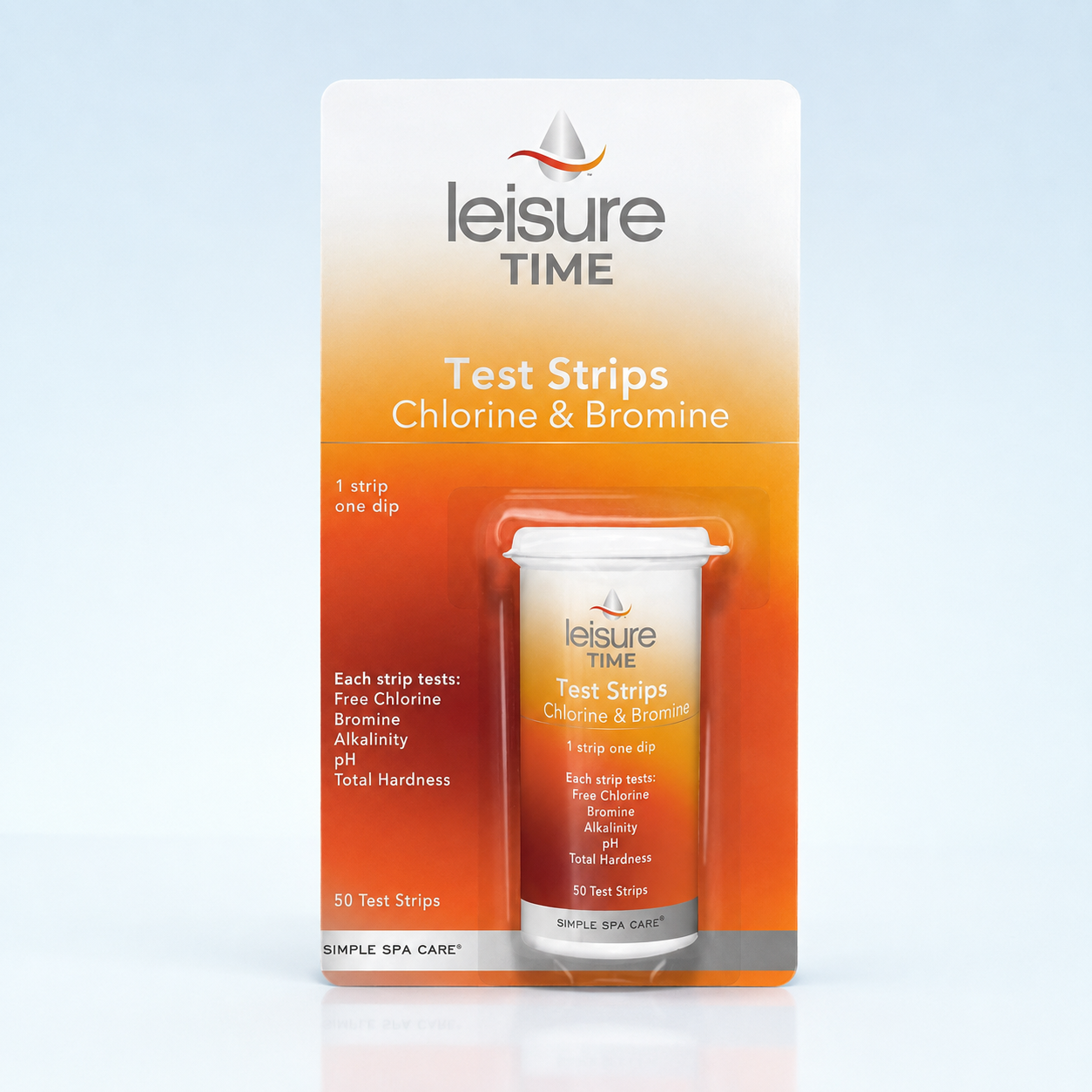 Leisure Time® Chlorine & Bromine Test Strips - 50 Count