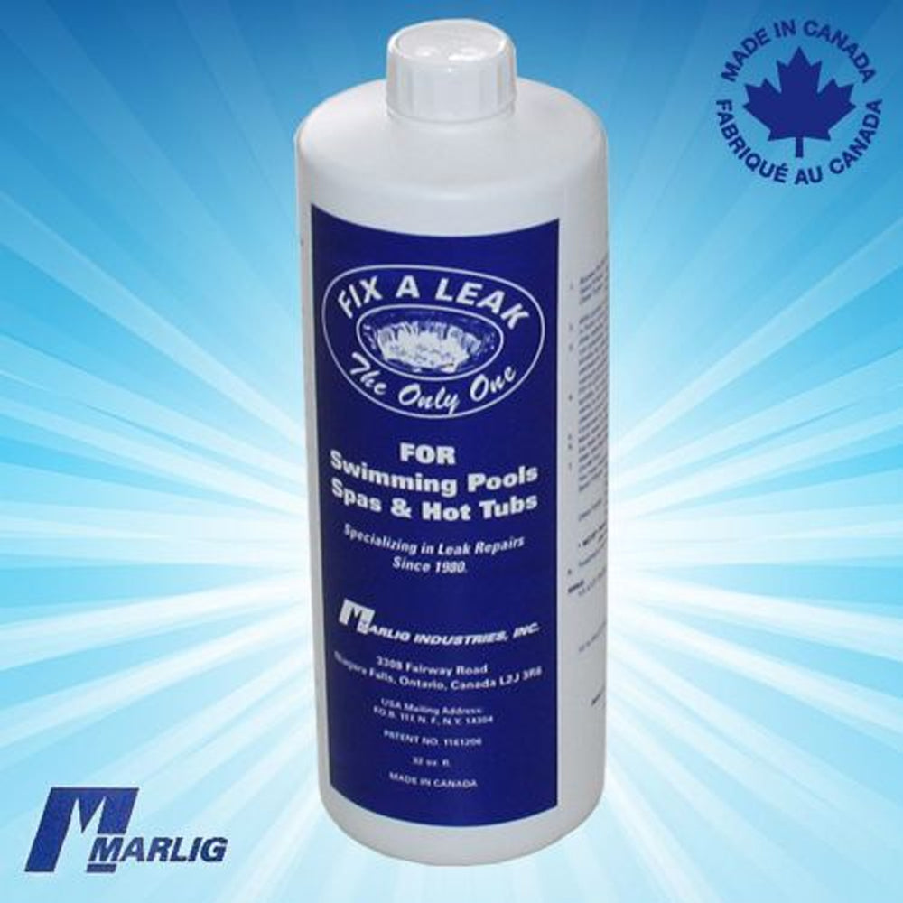 Marlig® Fix-A-Leak Spill / Spa Leak Sealer (32 fl oz) – Permanent Leak Repair