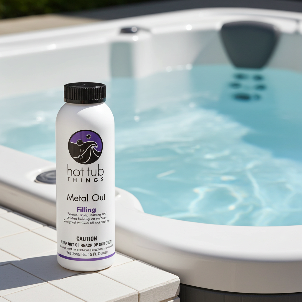 Hot Tub Things® Metal Out (16 fl oz) – Spa & Hot Tub Stain & Scale Preventer