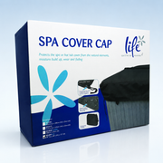Tapa de spa premium de 89″ × 89″ × 12″ — Protector de tapa para jacuzzi mediano