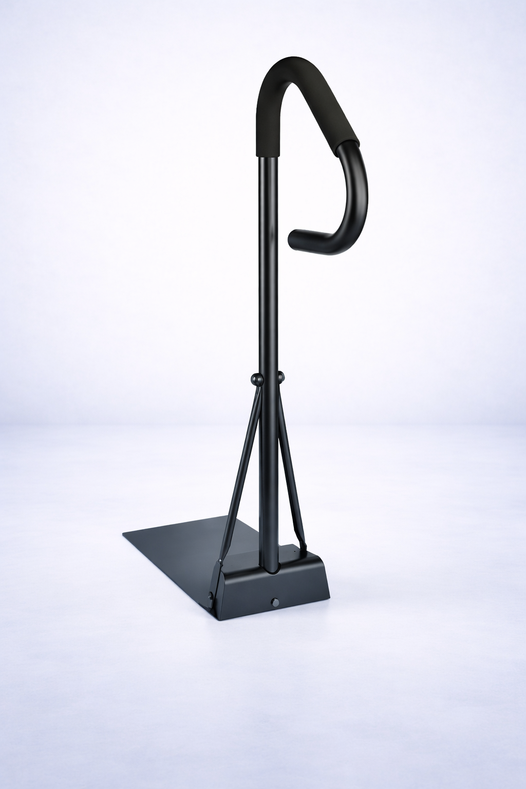 Pasamanos Leisure Concepts® Safe‑T‑Rail II – Barandilla con recubrimiento en polvo negro (spas sobre el suelo) – pieza n.° STRII‑BLK 