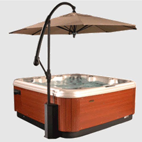 Leisure Concepts® SpaUmbrella – 9′ Crank-Operated Spa Umbrella (Camel) – part #SU-L-CAMEL