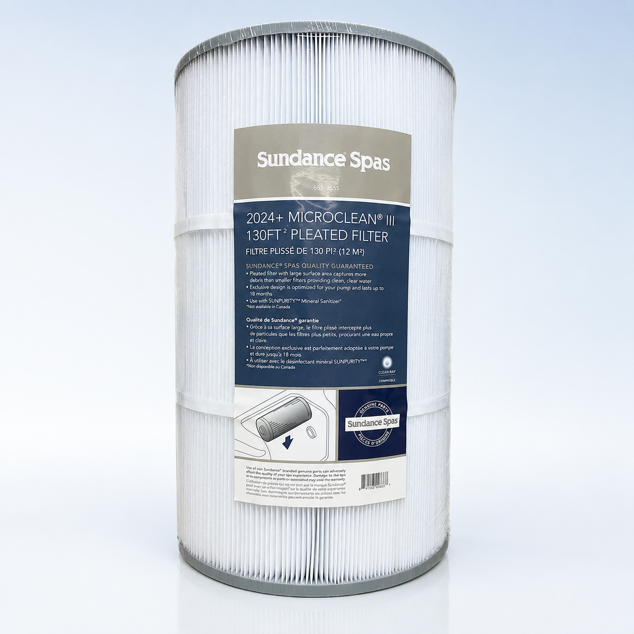 Filtro Sundance® MicroClean III – Cartucho de 130 pies cuadrados (2013+) – pieza n.° 6541-965S 