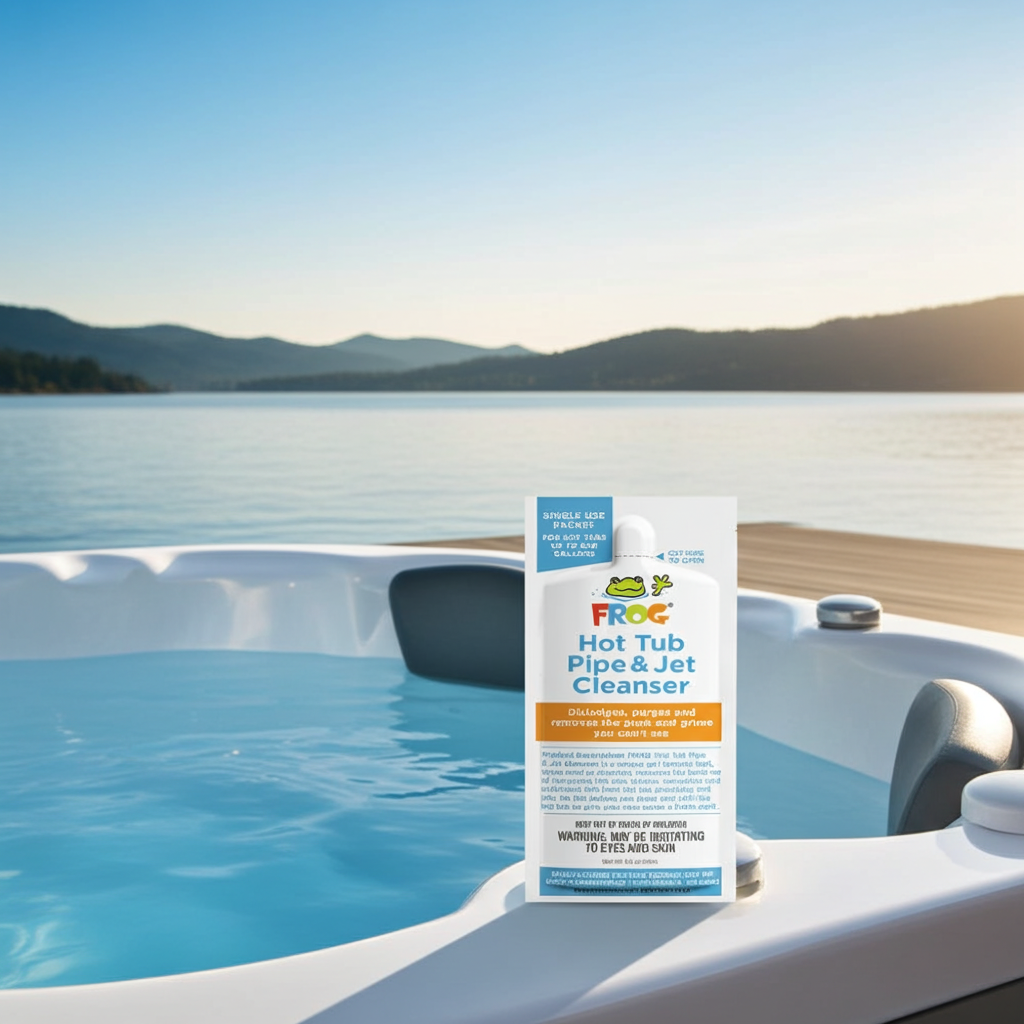 Limpiador de tuberías y chorros para jacuzzis FROG® – Paquete de un solo uso (jacuzzis de hasta 600 galones) – pieza n.° 01-14-6178 