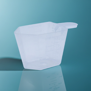 Taza medidora de 4 oz: pico vertedor fácil, dosificación precisa de productos químicos 