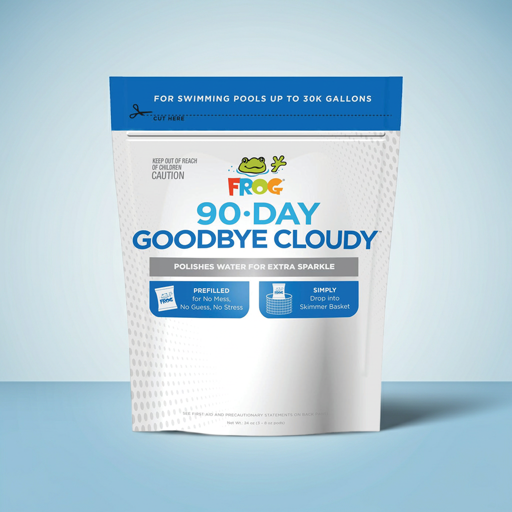FROG® 90‑Day GoodBye Cloudy™ – Cápsulas clarificadoras para piscinas (hasta 30 000 galones) – pieza n.° 01‑10‑7010 
