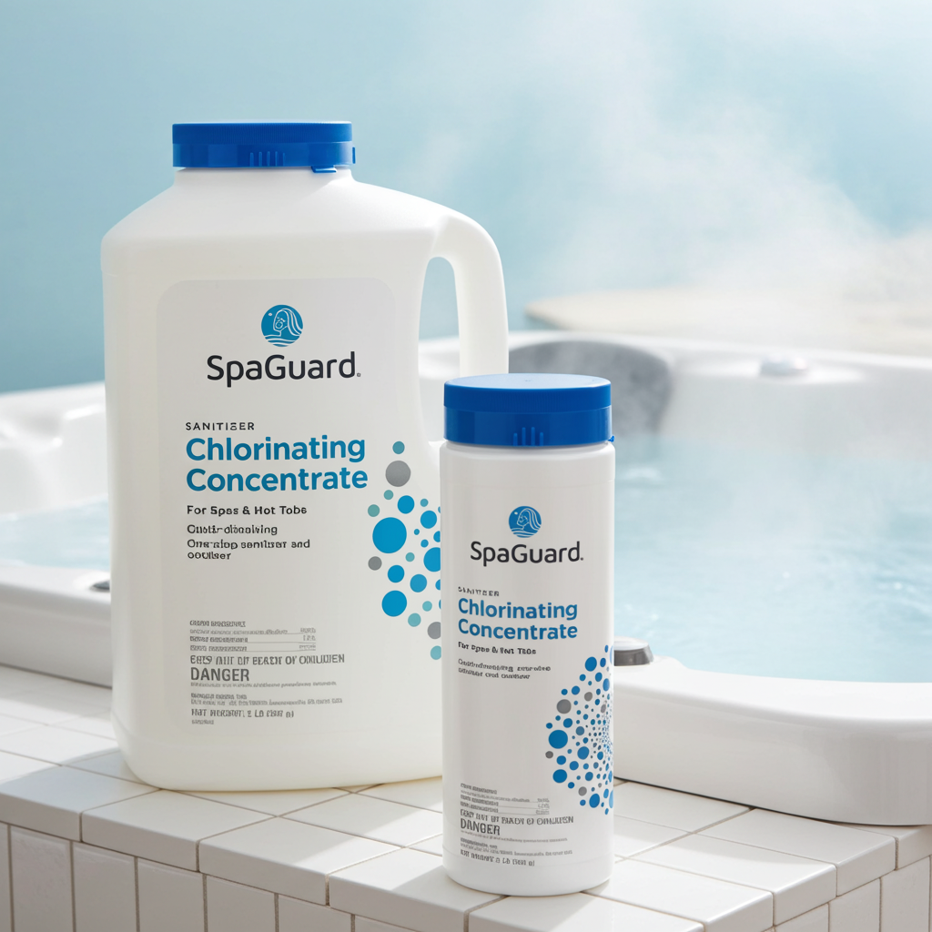 Concentrado clorante SpaGuard®: desinfectante granular para spa (2 lb/5 lb) 