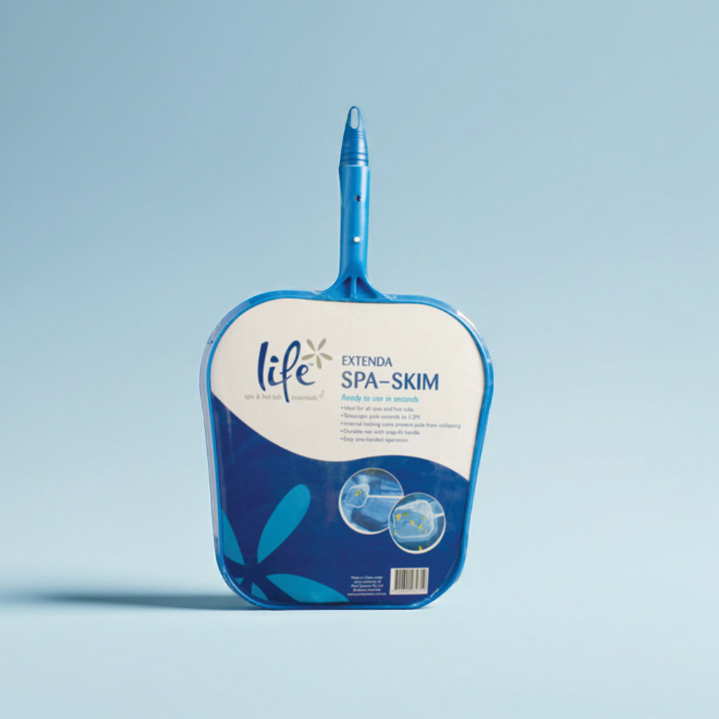 LIFE® Spa Skimmer & Telescopic Pole – 4 ft Adjustable Pole Skimmer