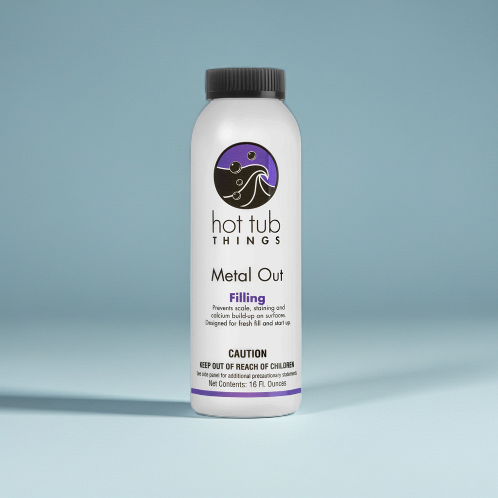 Hot Tub Things® Metal Out (16 fl oz) – Spa & Hot Tub Stain & Scale Preventer