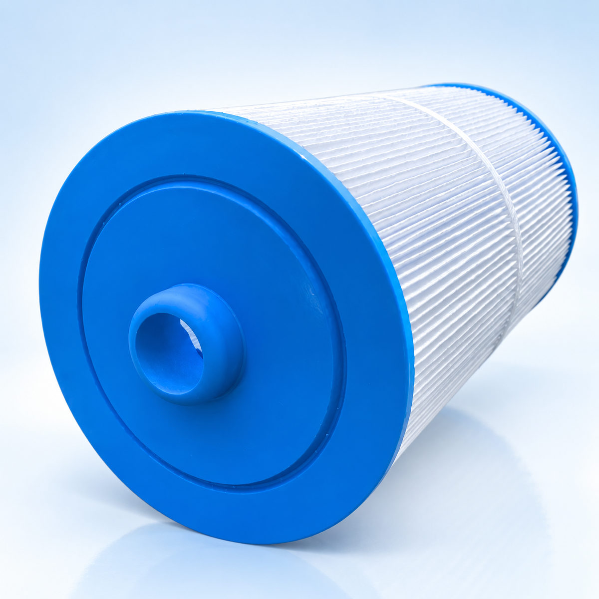 Sundance 680 Series MicroClean Mini Outer Filter cartridge, angled view