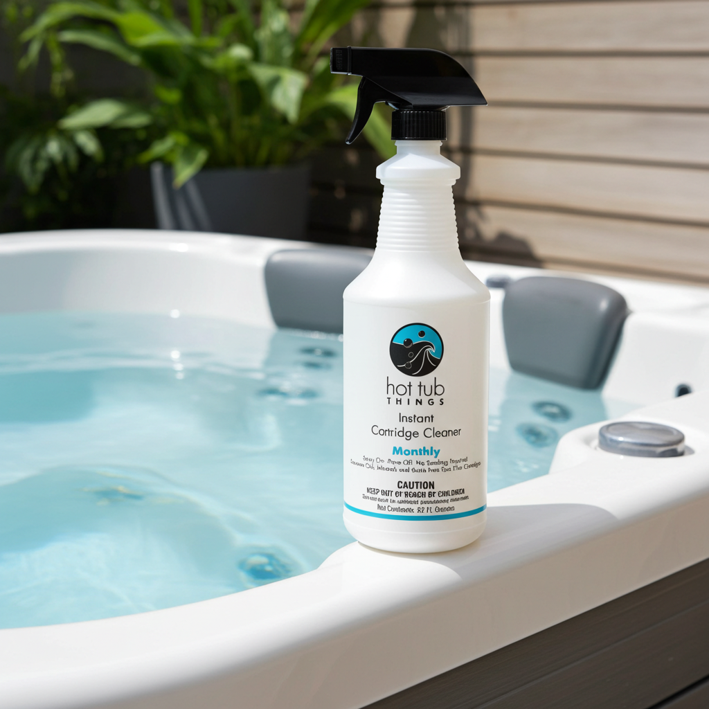 Hot Tub Things™ Instant Cartridge Cleaner - Spray-On Filter Cleaner (32 fl oz)