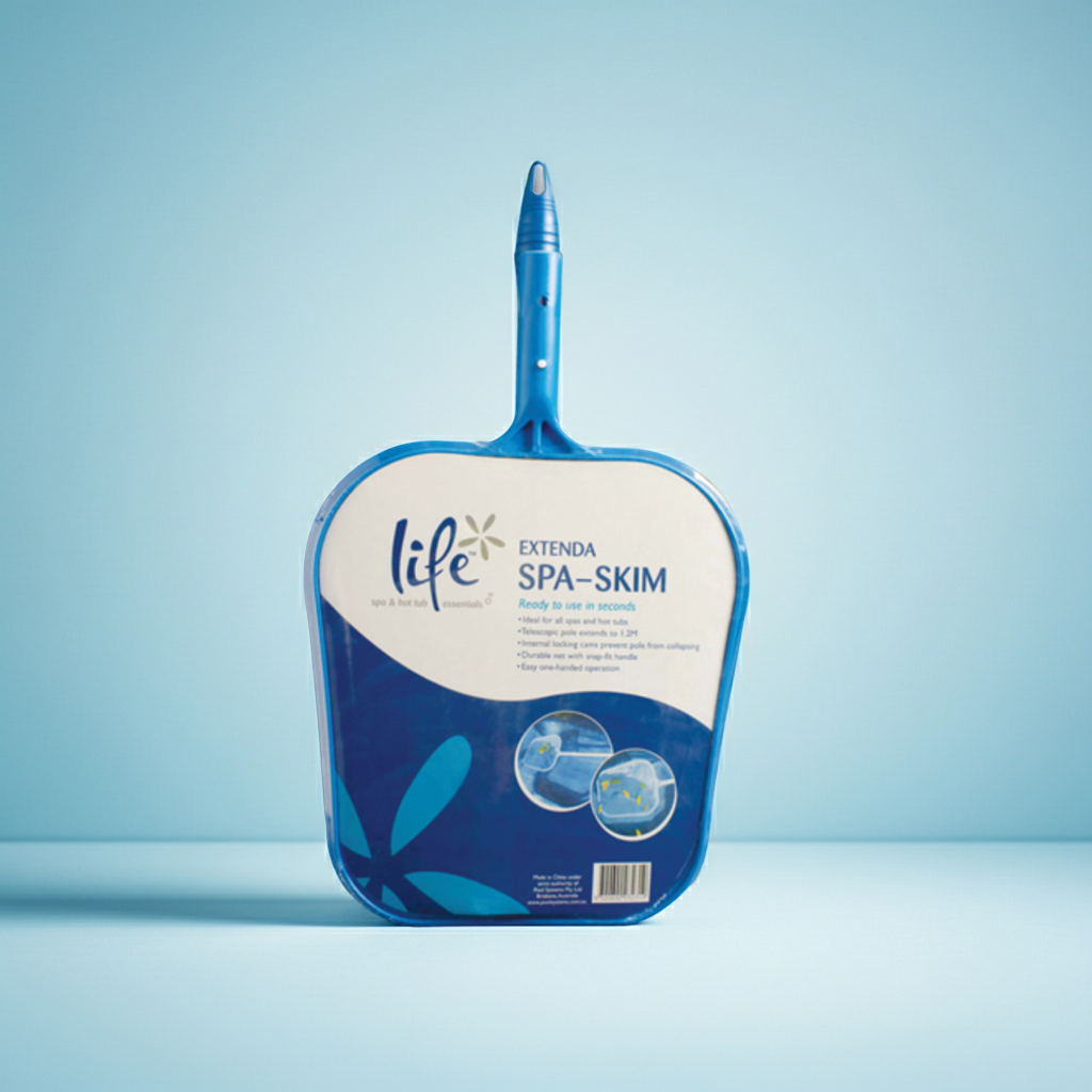 LIFE® Spa Skimmer & Telescopic Pole – 4 ft Adjustable Pole Skimmer