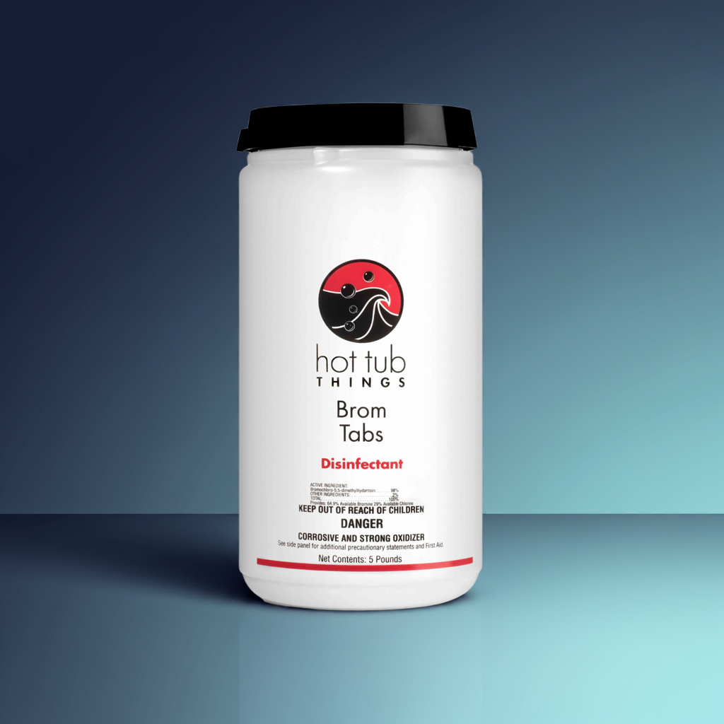 Hot Tub Things® Bromine Tablets – 5 lb Spa Sanitizer