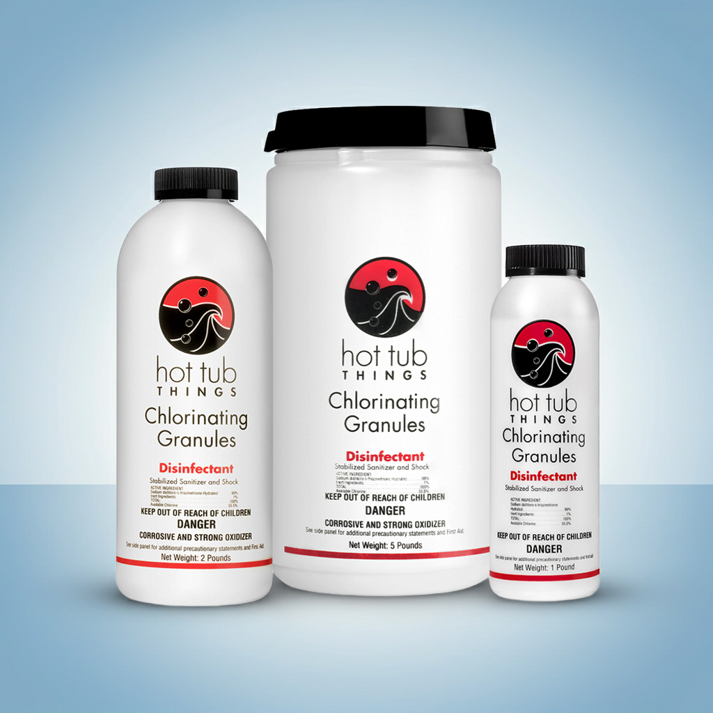 Hot Tub Things® Chlorinating Granules – Premium Fast-Dissolving Spa Sanitizer