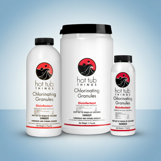 Hot Tub Things® Chlorinating Granules – Premium Fast-Dissolving Spa Sanitizer