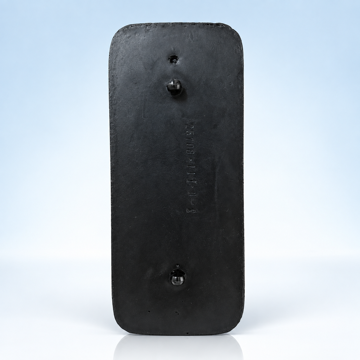 Bullfrog Small Flat Headrest, back and front comparison view
