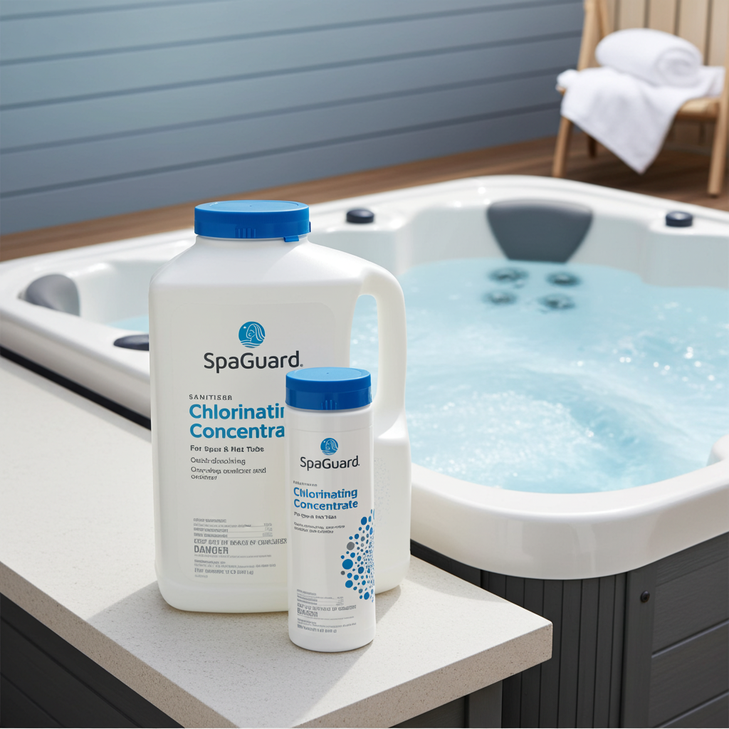 Concentrado clorante SpaGuard®: desinfectante granular para spa (2 lb/5 lb) 