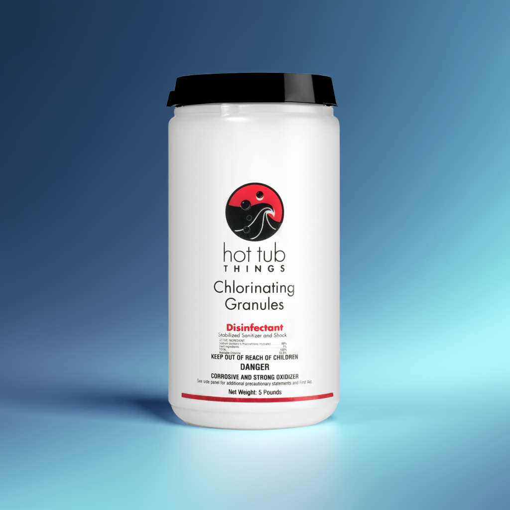 Hot Tub Things Chlorinating Granules – 5 lb Spa & Hot Tub Sanitizer