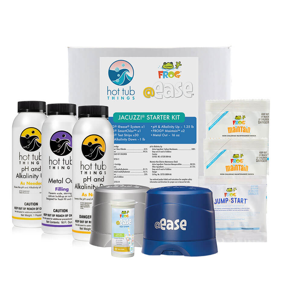Hot Tub Things FROG @ease SmartChlor Starter Kit for Jacuzzi Hot Tubs