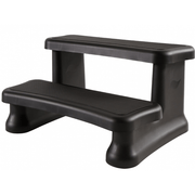 SmartStep Deluxe Spa Step (Black) – Wide, Non‑Slip, Durable