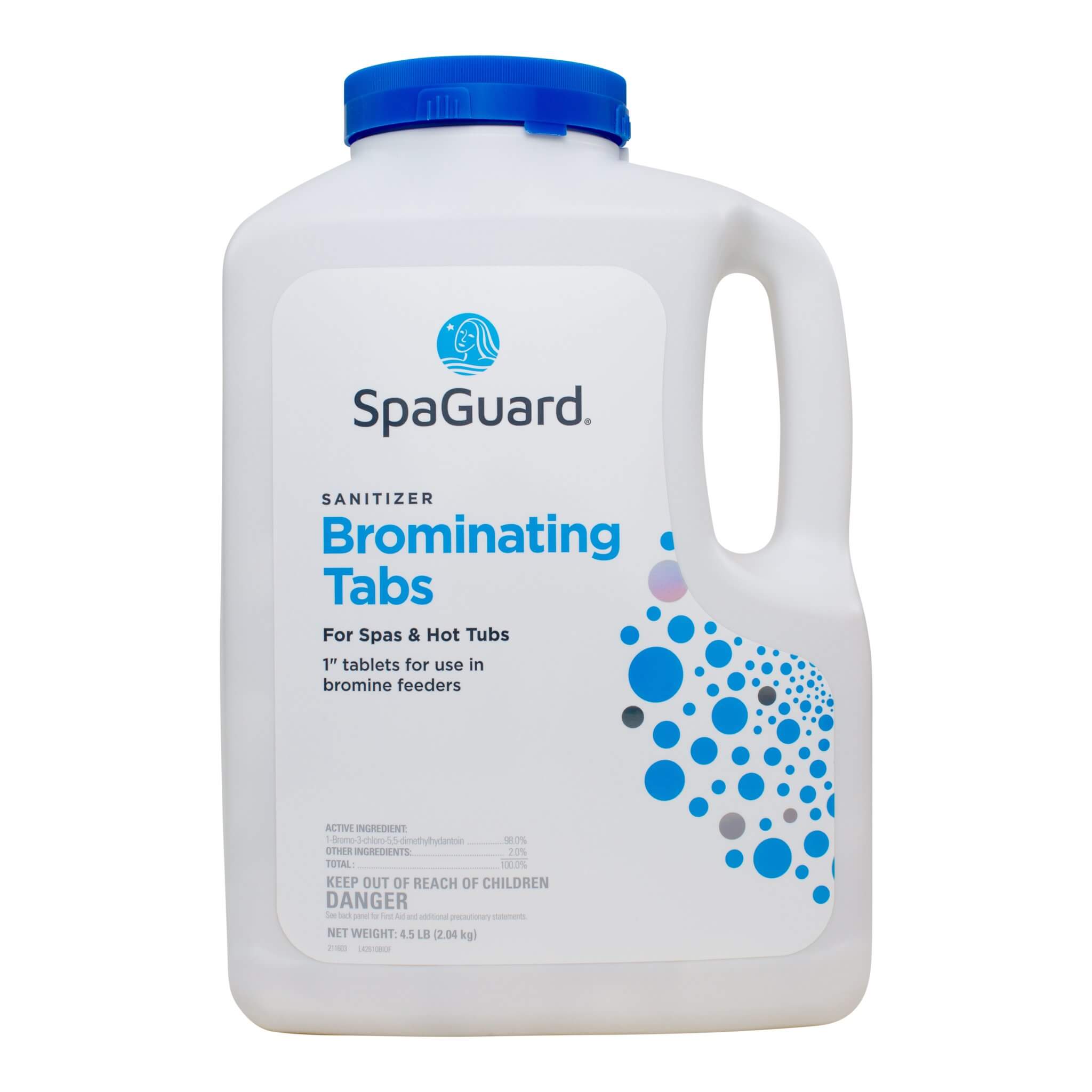 SpaGuard® Brominating Tablets – 4.5 lb Sanitizer Tabs (1‑in Tablets) – SKU 42610BIO