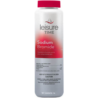 Bromuro de sodio Leisure Time® – Reserva de bromo granular para spa (1 lb) 